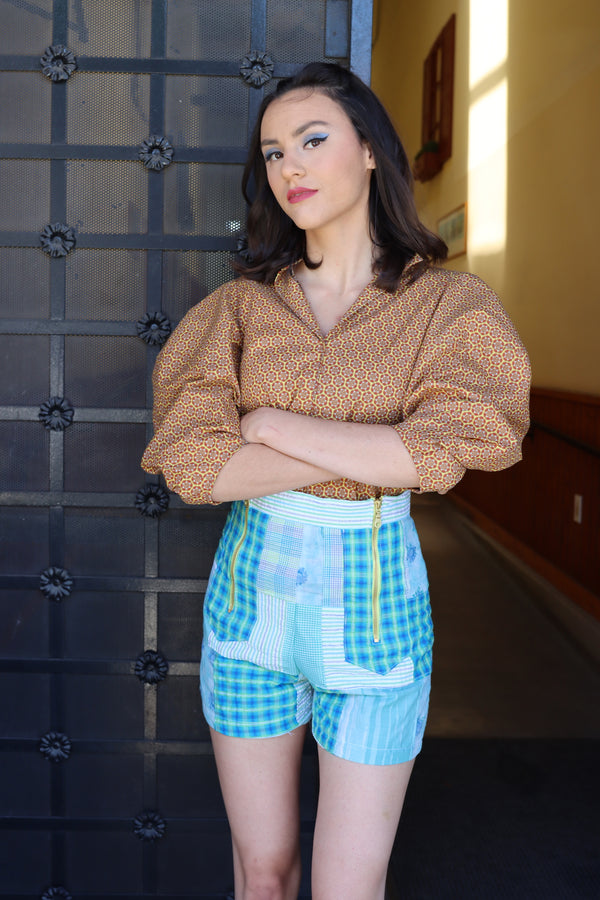 1960's "Pop Preppy" High Waisted Shorts