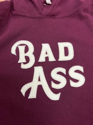 "Bad Ass" One of a kind Floral Sweatshirt Dress