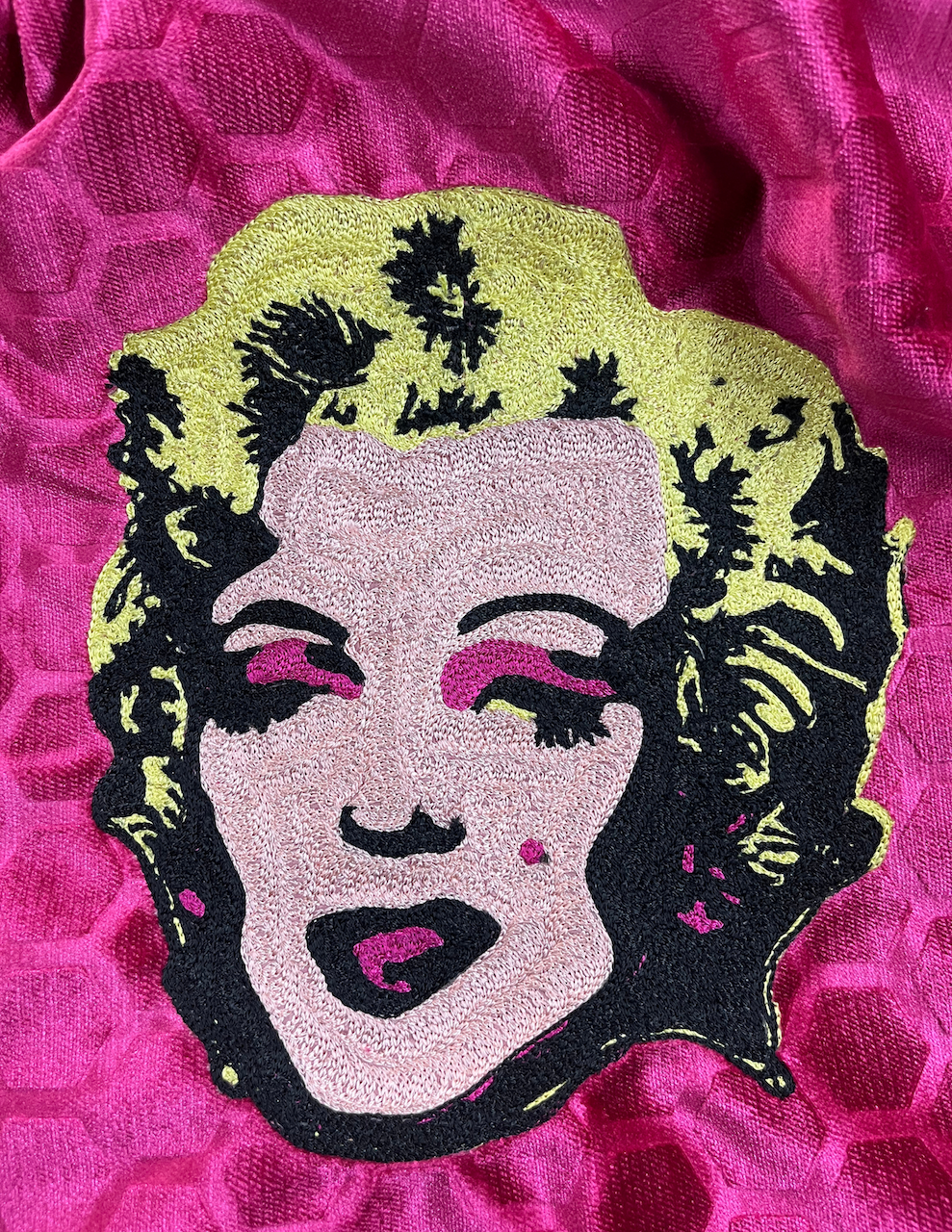 Marilyn Pop Art one of a kind velvet purse