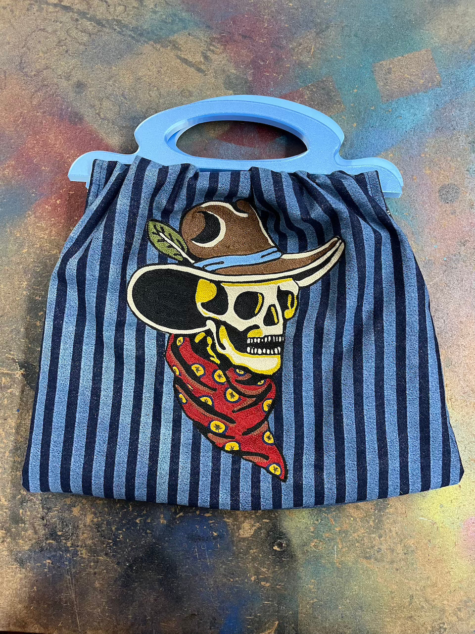 "Cowboy Bob" one of a kind handmade purse