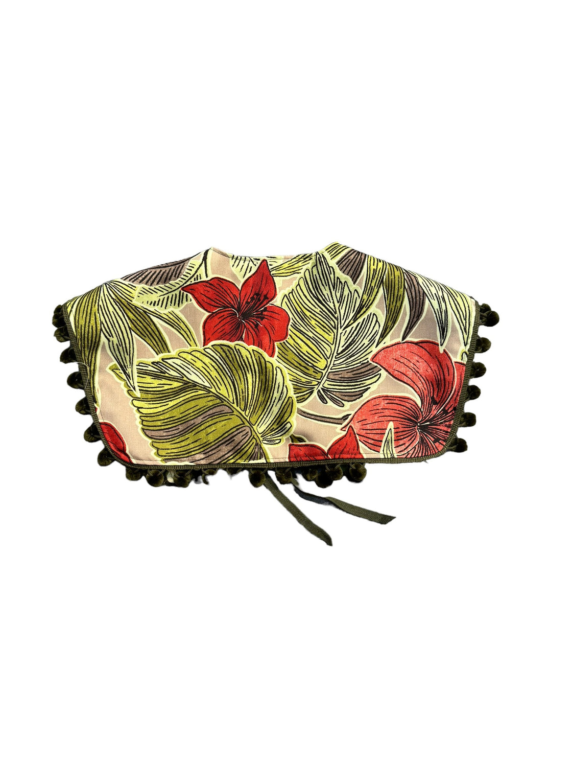 Tropical De-Lite Ruffled Collar