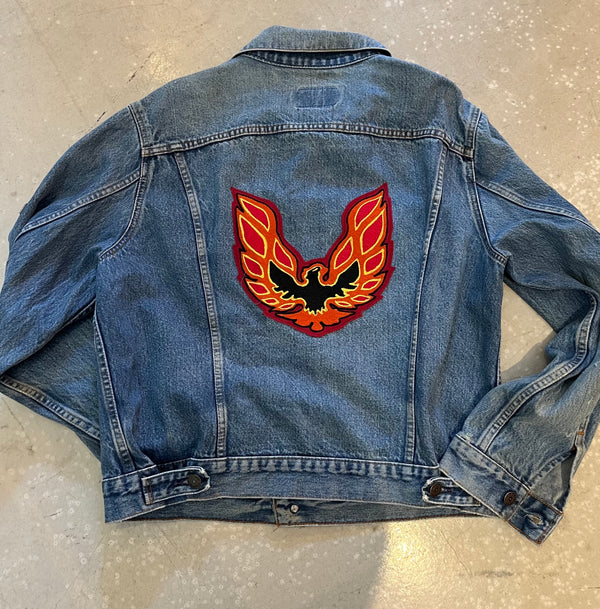 Firebird chainstitched Levi jacket