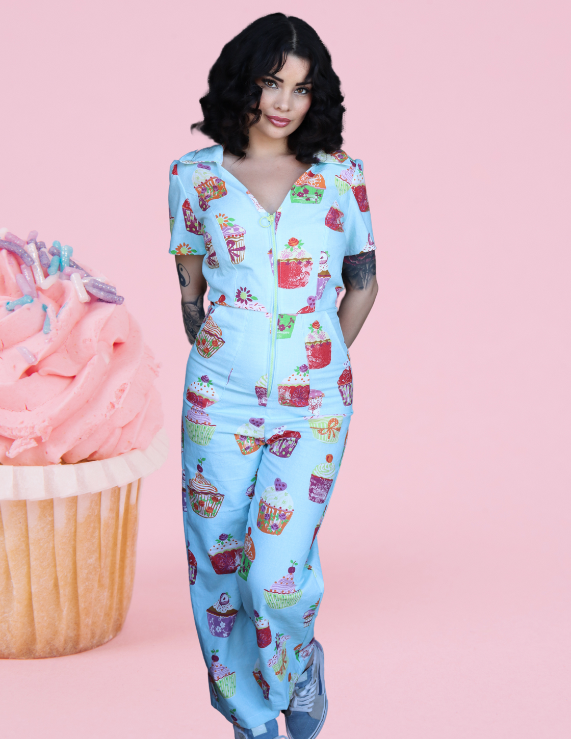 "Cupcakes" Coverall