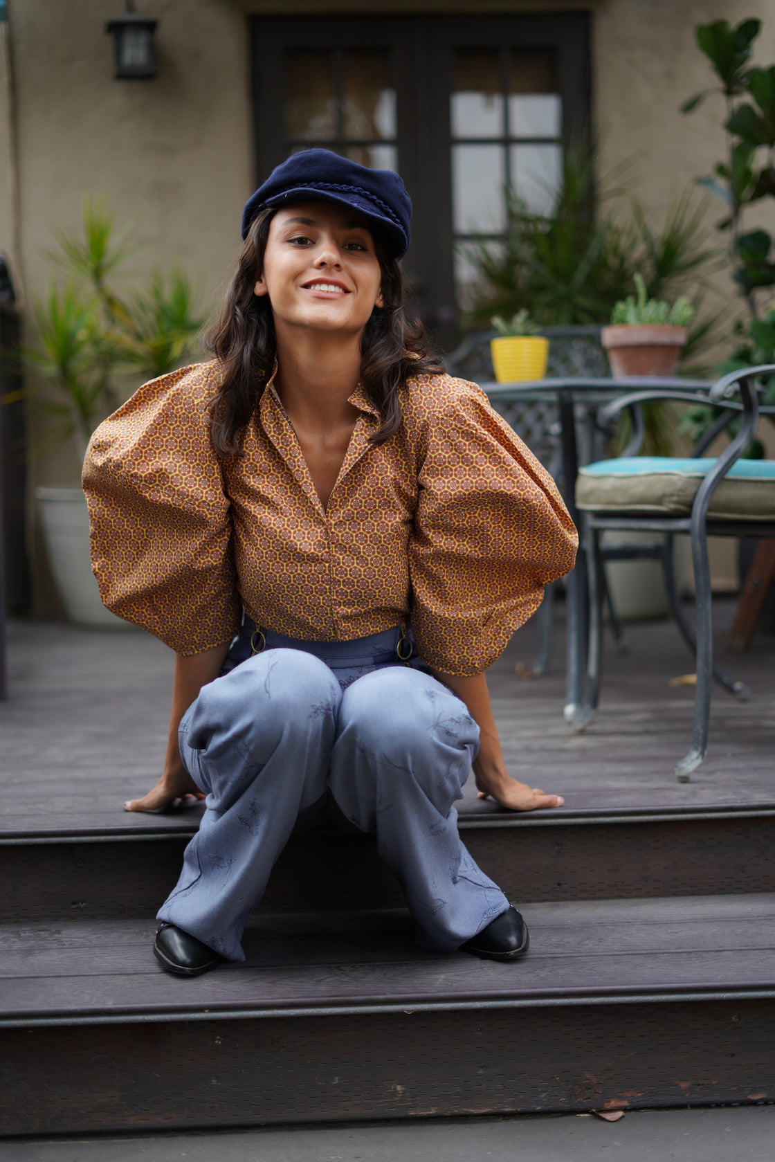 "Marquee" Puff Sleeve Top