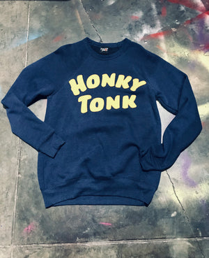 "Honky Tonk" Sweatshirt with felt lettering
