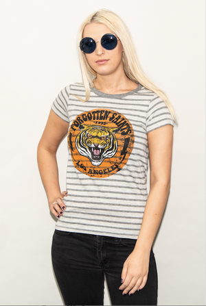 FSLA "Tiger '95" Striped Womens Tee