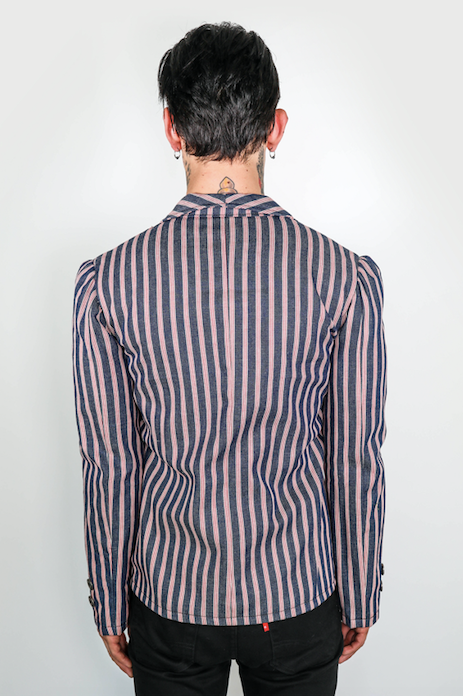 Forgotten Saints LA "Dead End Street" Mod cut striped Blazer