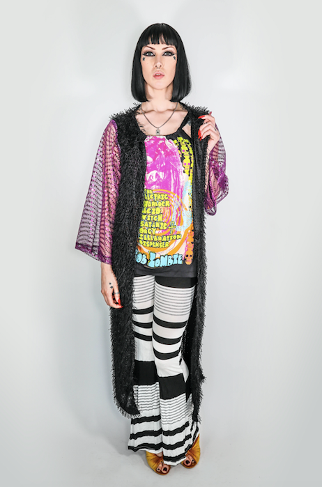 Forgotten Saints LA Rob Zombie "Electric Warlock" One of a Kind Tunic