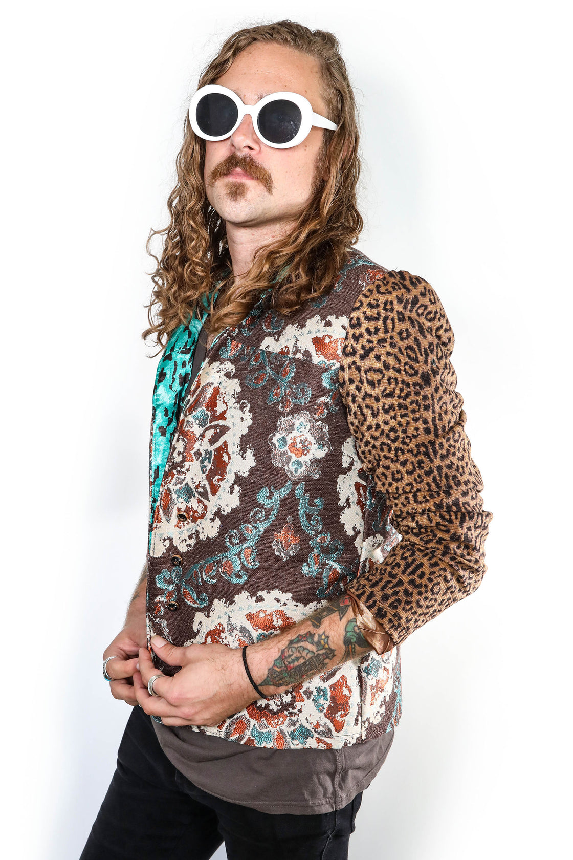 Forgotten Saints LA "Dandy in the Underworld" Mens One of a Kind Stage Blazer