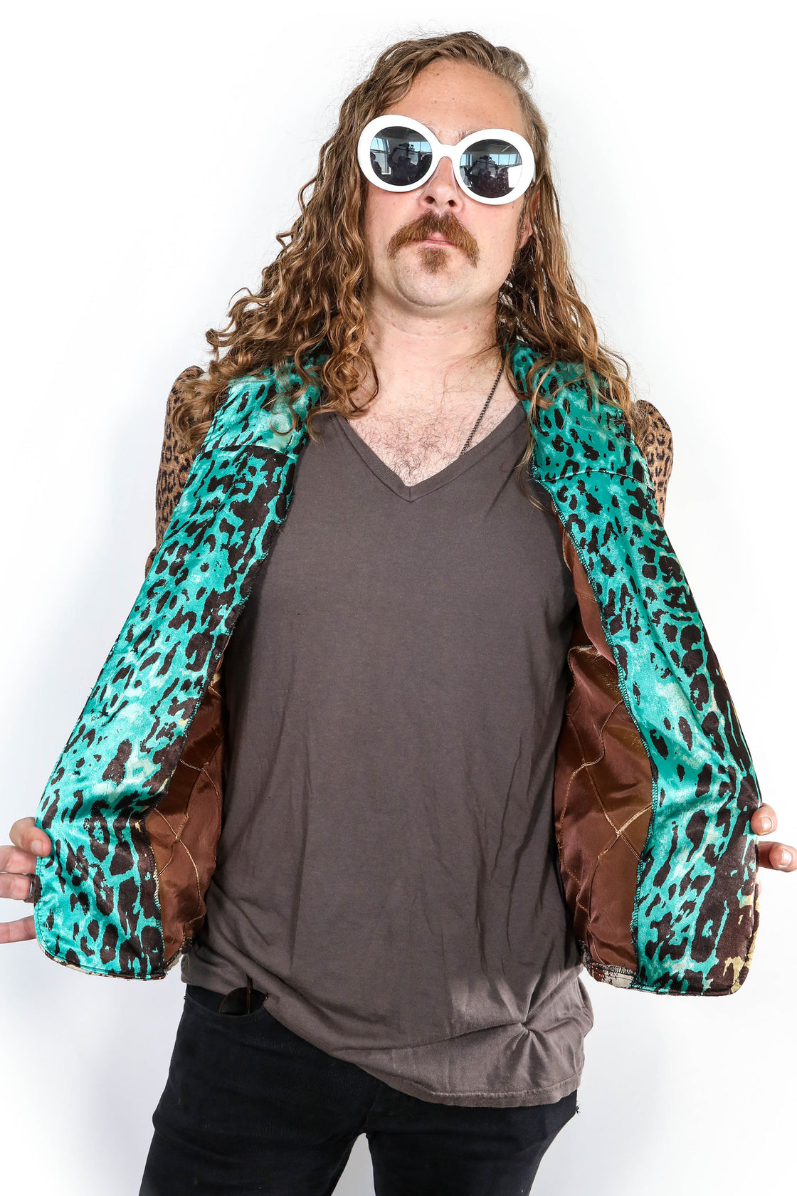 Forgotten Saints LA "Dandy in the Underworld" Mens One of a Kind Stage Blazer